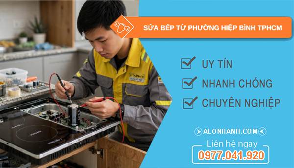 sửa bếp từ tại Hiệp Bình