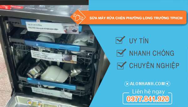 sửa máy rửa chén phường Long Trường