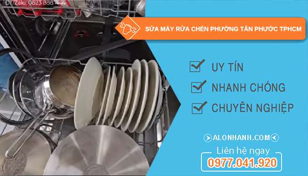sửa máy rửa chén phường Tân Phước