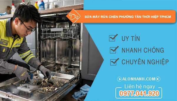 sửa máy rửa chén phường Tân Thới Hiệp