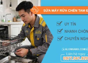 sửa máy rửa chén tại nhà Tam Điệp