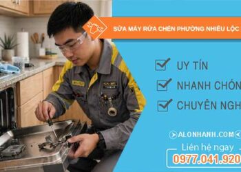 sửa máy rửa chén tại Nhiêu Lộc