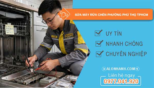 sửa máy rửa chén tại Phú Thọ