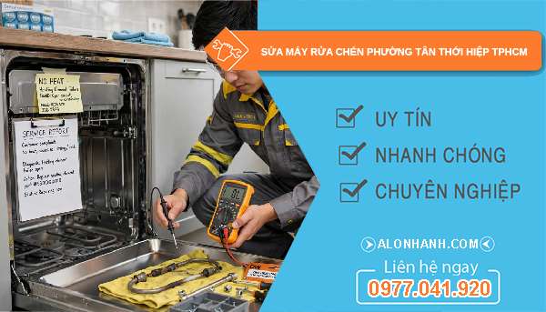 sửa máy rửa chén tại Tân Thới Hiệp