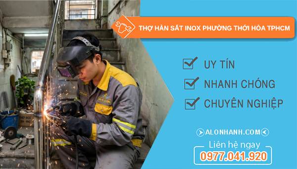 thợ hàn sắt inox phường Thới Hòa TPHCM