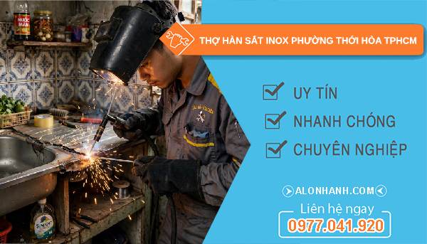 thợ hàn sắt inox phường Thới Hòa