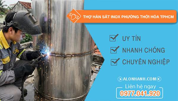 thợ hàn sắt inox tại Thới Hòa